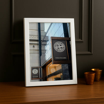 Cadre photo Stone Island devanture