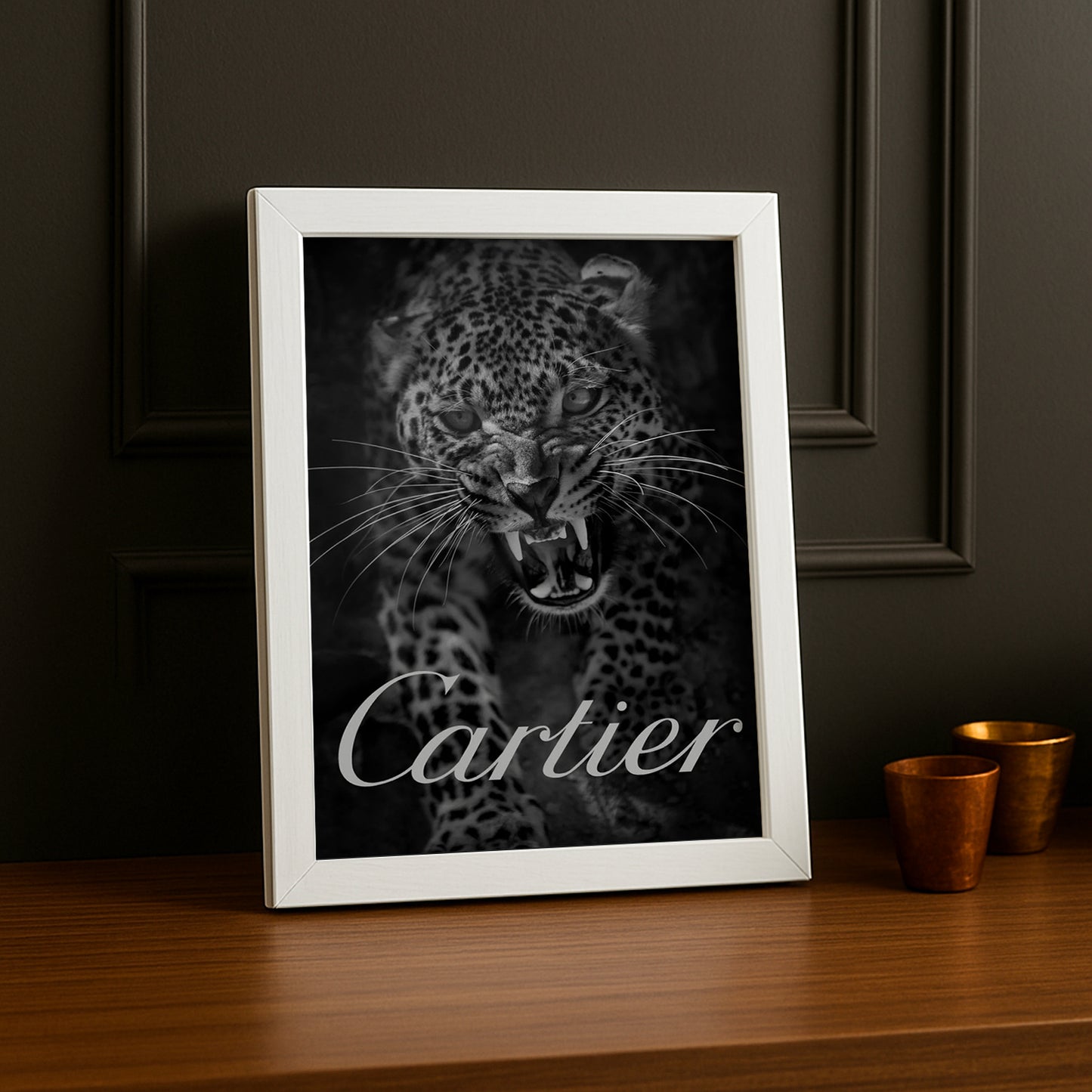 Cadre photo Cartier - Tigre