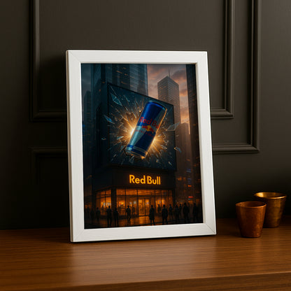 Cadre Photo Redbull - Immeuble