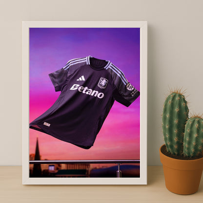 Cadre photo - Maillot Aston Villa Extérieur 25-26