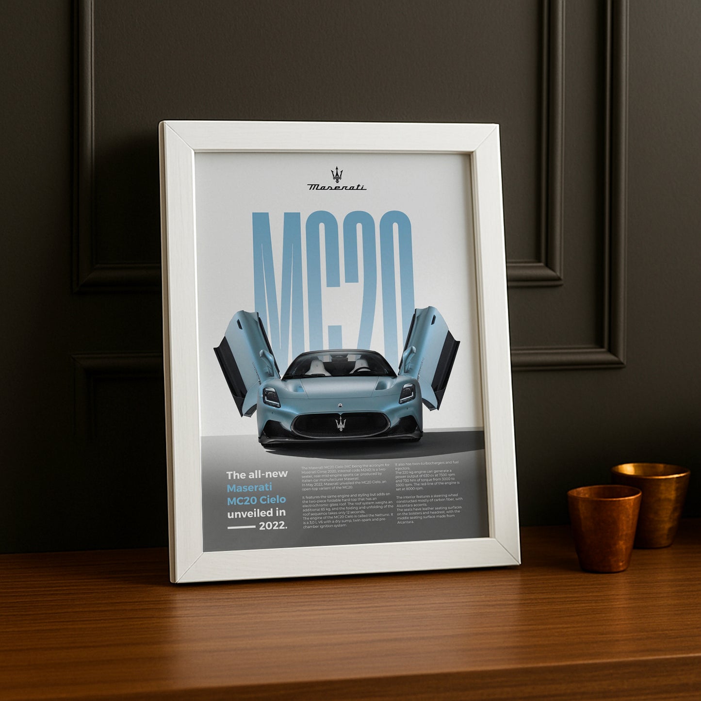 Poster Voitures - Maserati MC20 Cielo