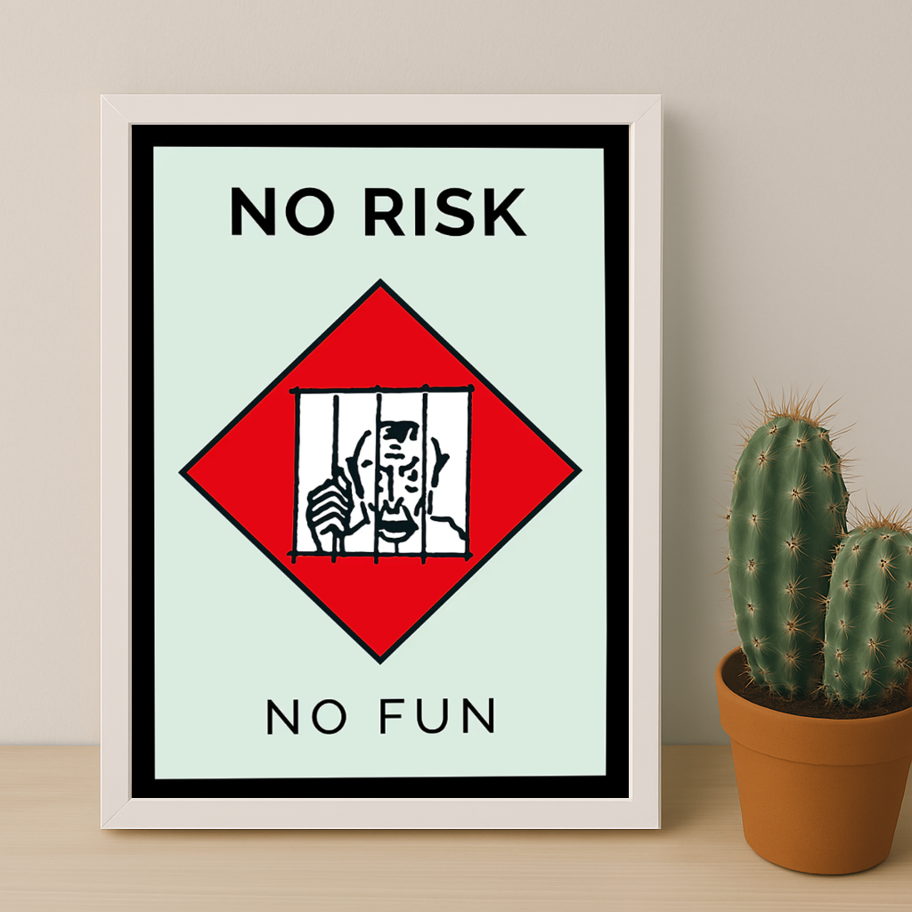 Monopoly No Risk No Fun - Cadre photo