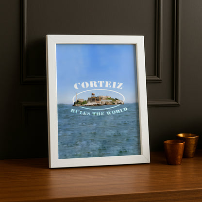 Poster encadrée Corteiz - Blue Water