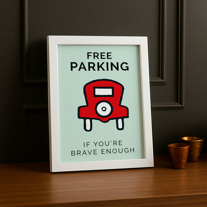 Monopoly Free Parking - Poster