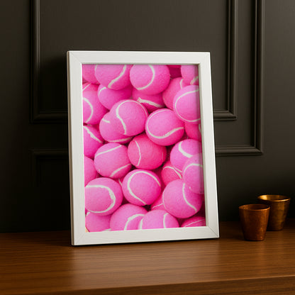 Cadre photo Tennis - Pinky Ball Aesthetic