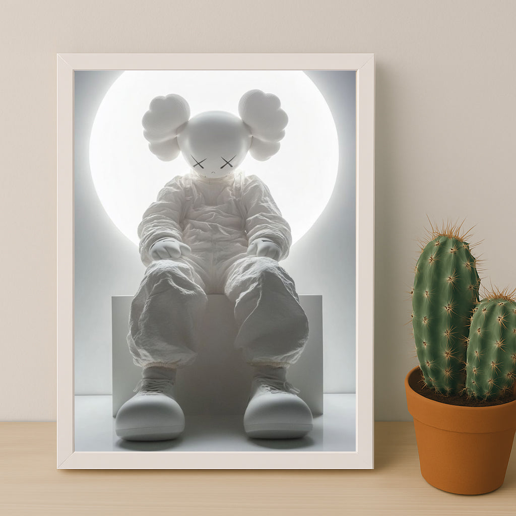Poster Kaws - White