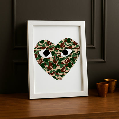 Cadre photo Comme des garçons