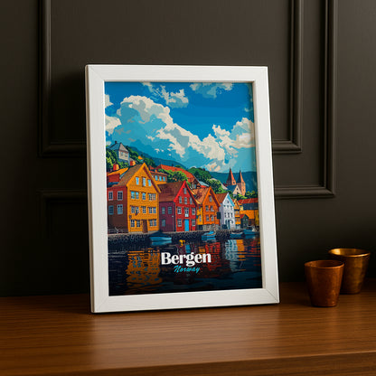 Cadre photo Bergen Norway