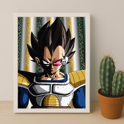 Poster Dragon Ball Z - Vegeta Villain