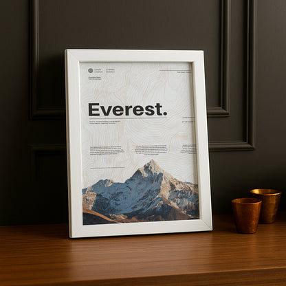 Cadre Photo Naturel - Everest Poster