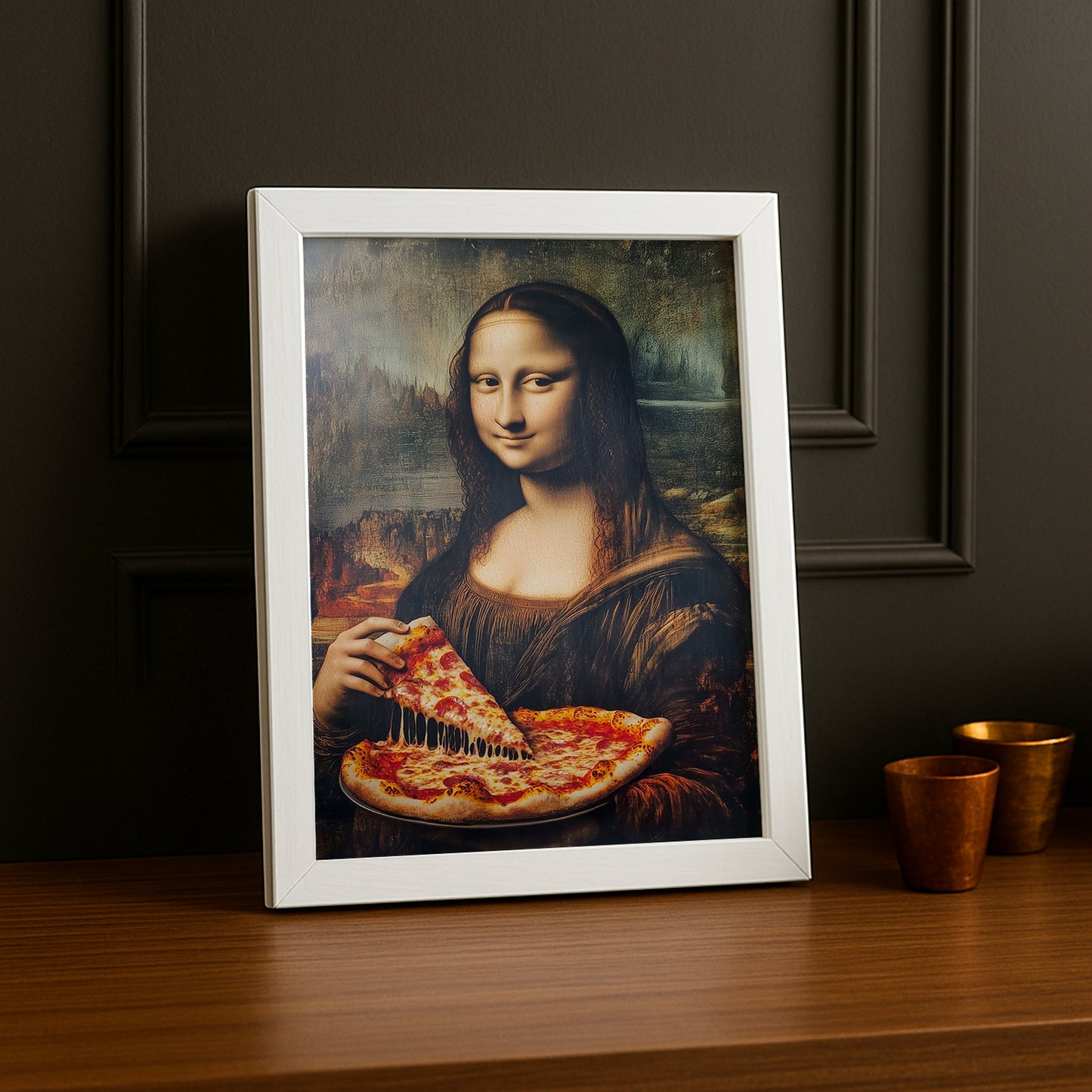 Cadre Photo Mona Lisa - Pizza
