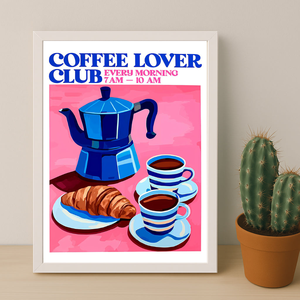 Cadre photo Coffee Lover - Club