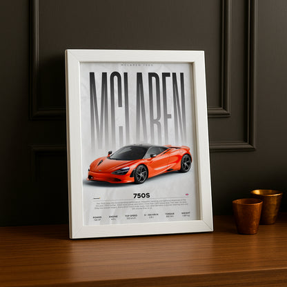 Cadre photo McLaren 750s