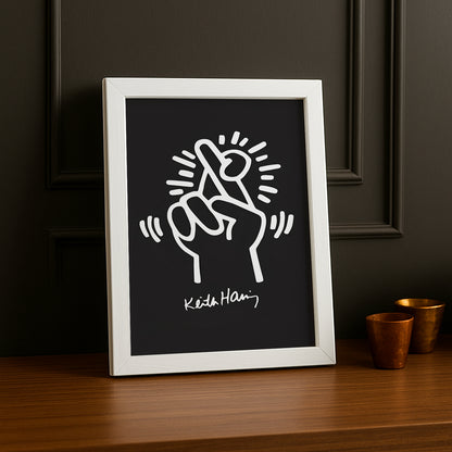 Cadre photo Keith Haring