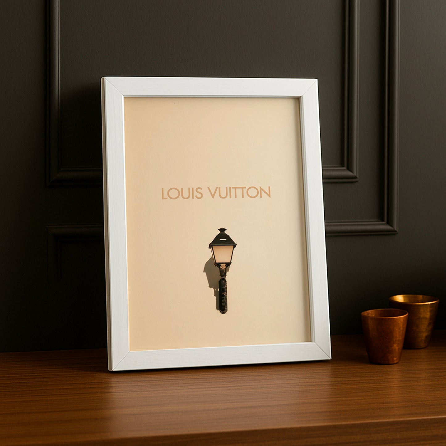 Cadre photo Louis Vuitton - Lampadaire