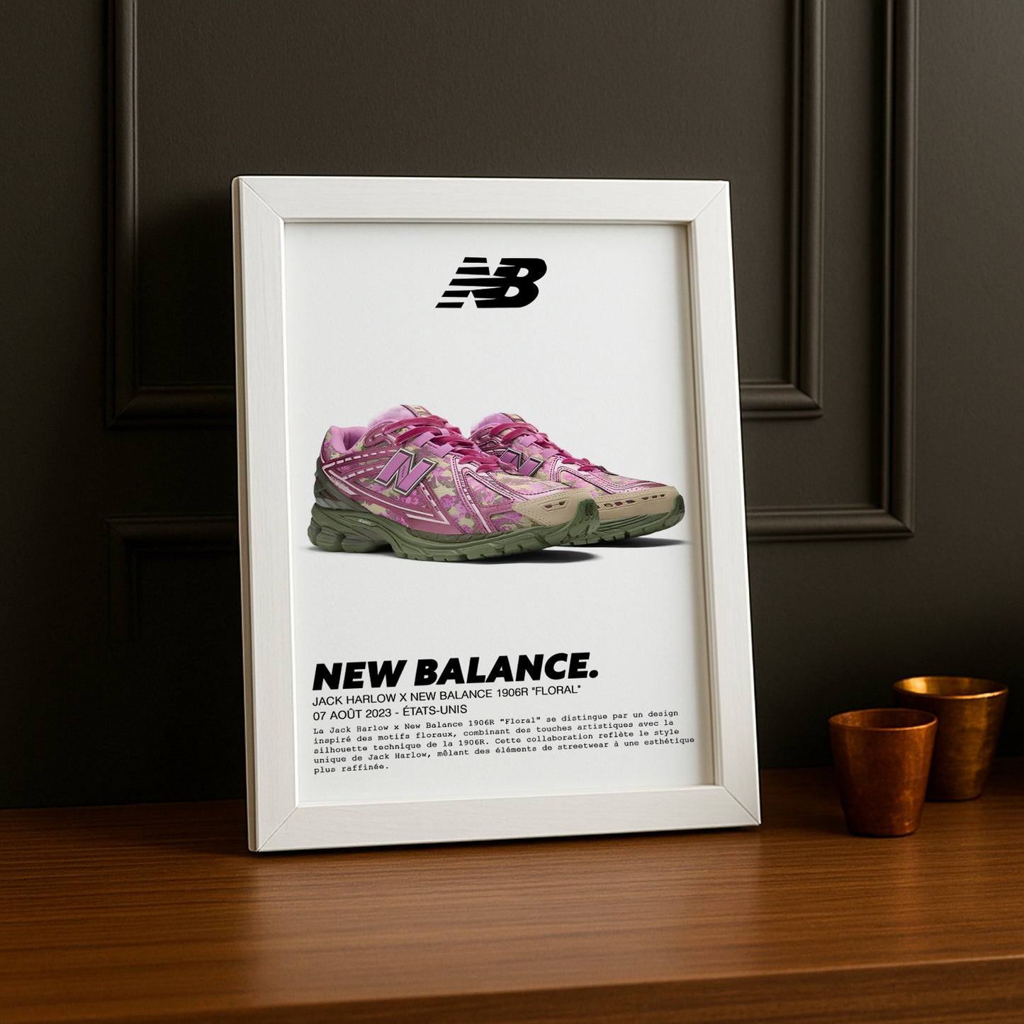 Cadre photo Jack Harlow x New Balance 1906R Floral