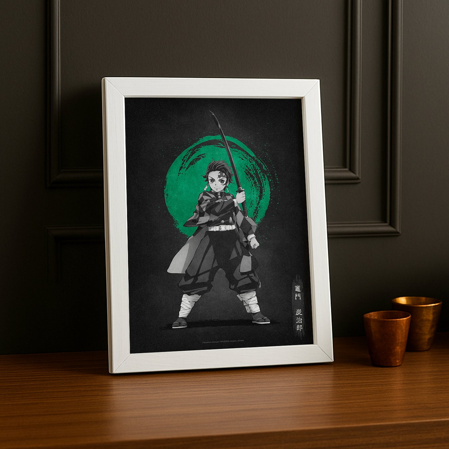 Cadre Photo Demon Slayer - Tanjiro Kamado Poster