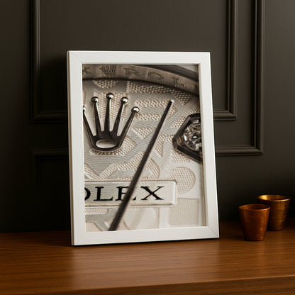 Poster Photo Rolex - White Watch
