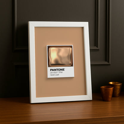 Cadre Photo Pantone Étiquette - Gold Leaf