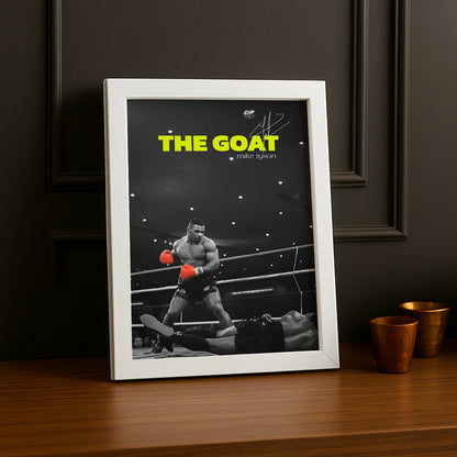 Cadre Photo Boxe - Mike Tyson "The Goat"