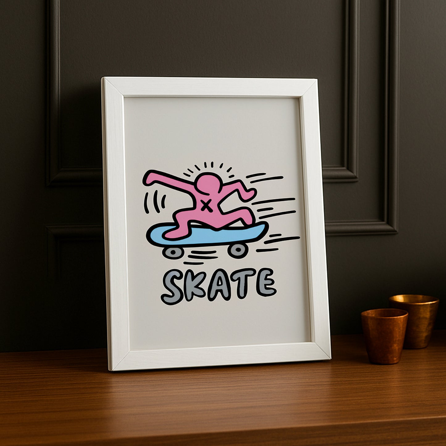 Cadre photo Keith Haring