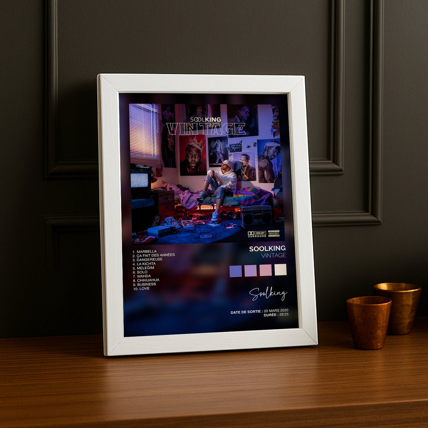 Cadre photo Album Musicaux - Vintage de Soolking