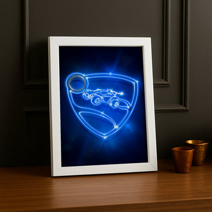 Cadre Photo Rocket League - Blue Logo
