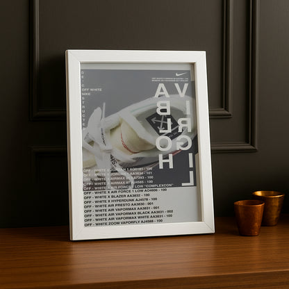 Cadre photo Nike x Off-White