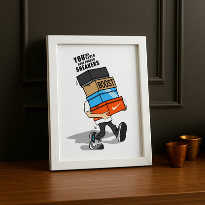 Cadre photo Sneakers addict