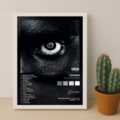 Poster Damso – Lithopédion