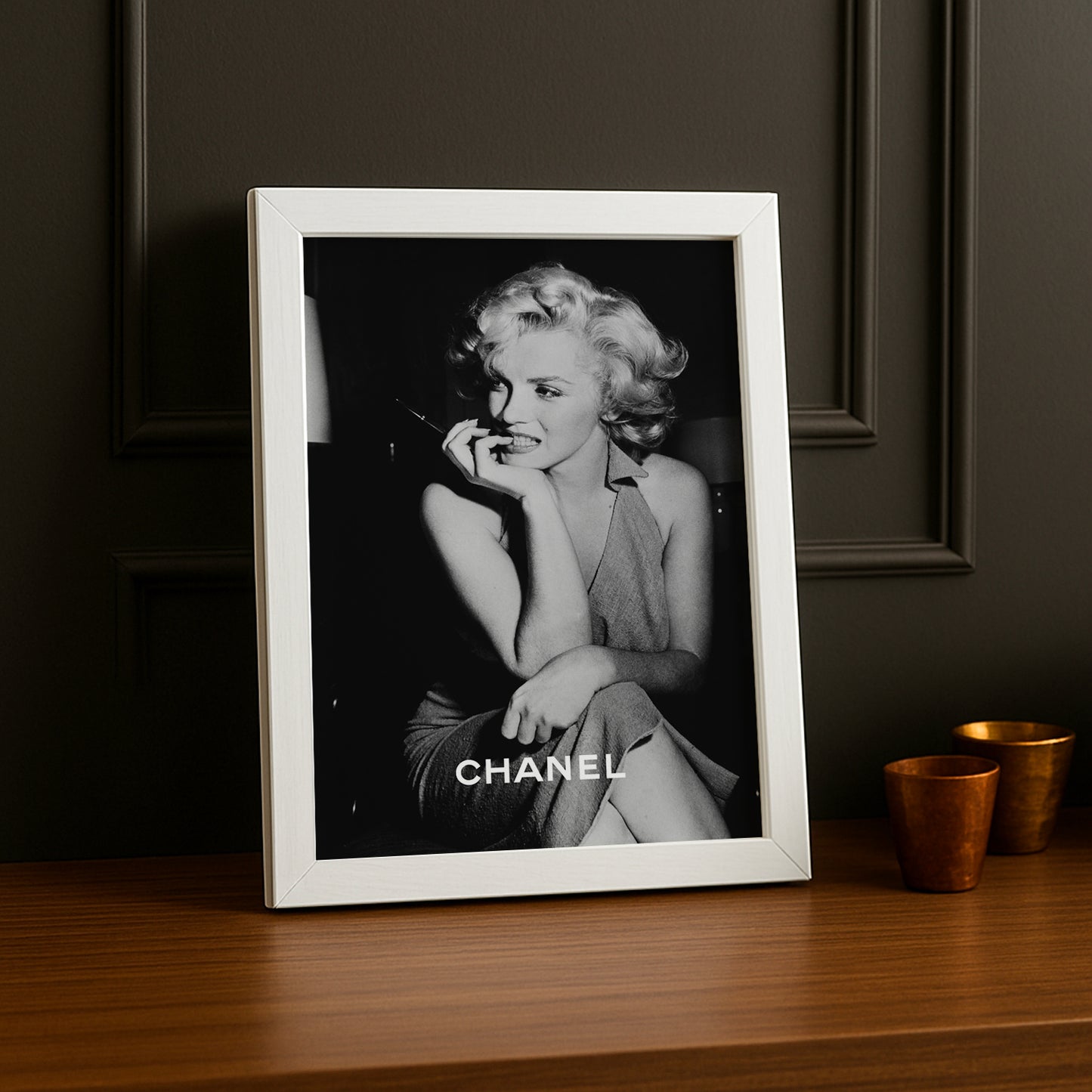 Poster encadré Marilyn Monroe Chanel