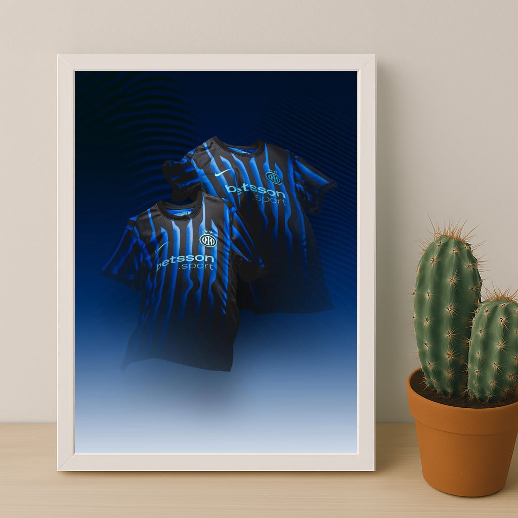 Poster Maillot Football - Inter Milan Kit 25-26