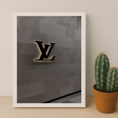Cadre photo Louis Vuitton Wall logo