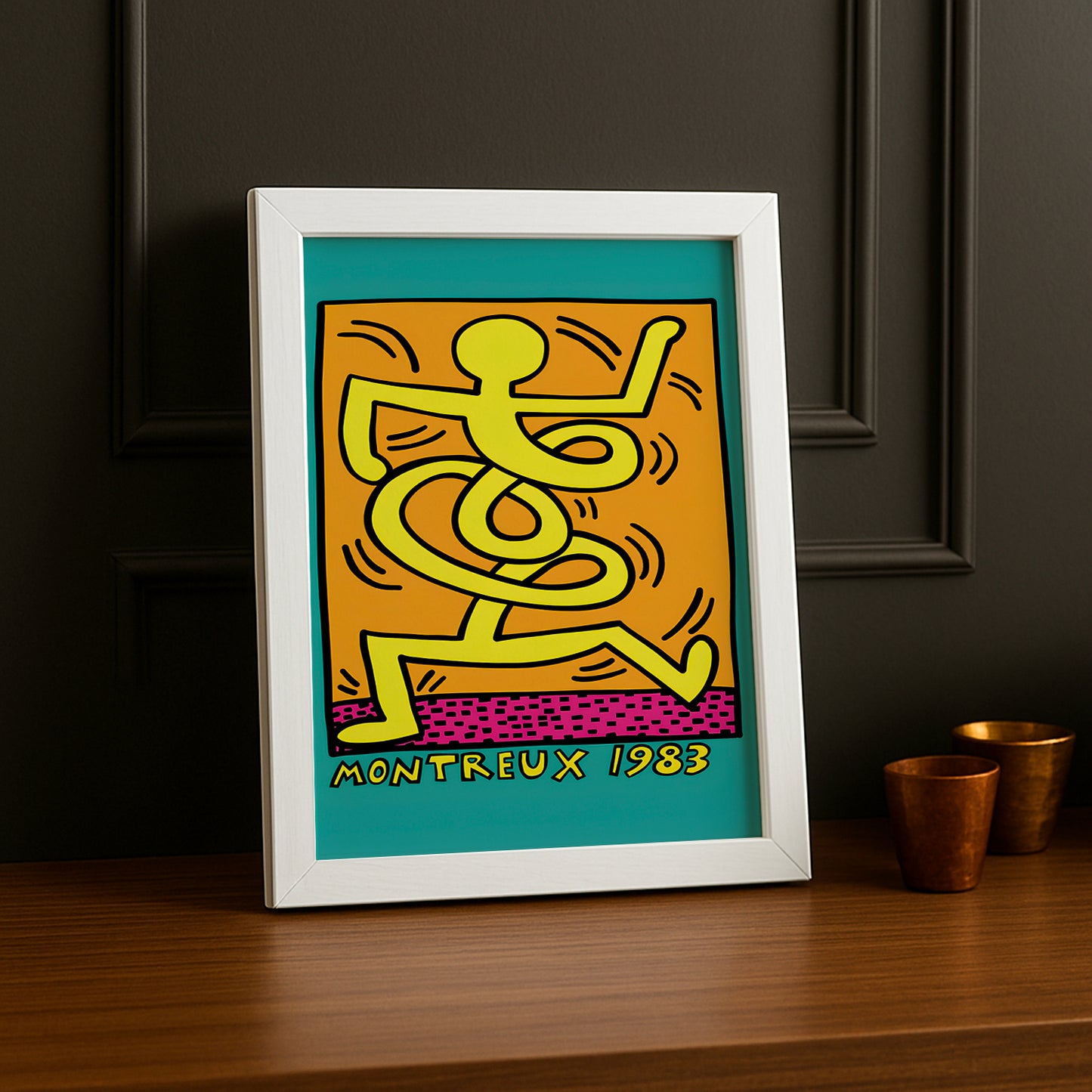 Cadre photo Keith Haring