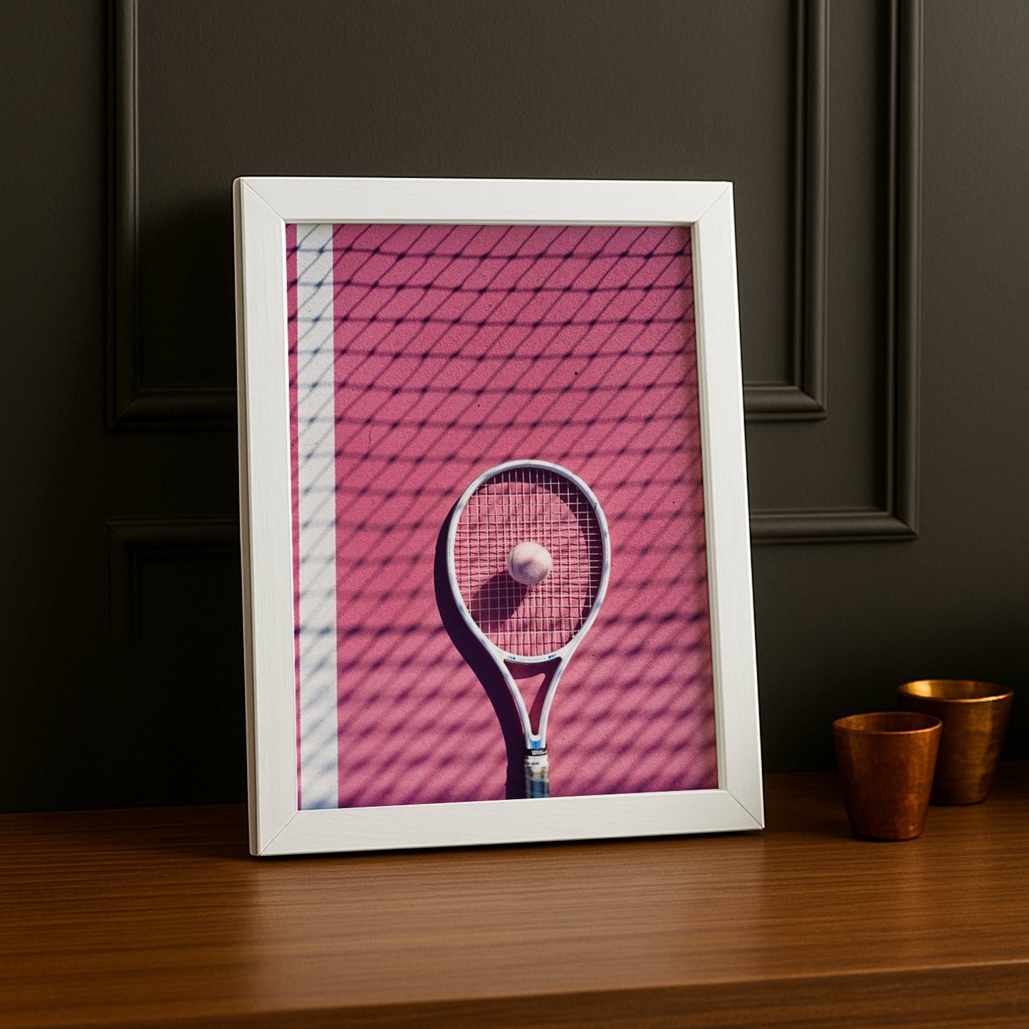 Cadre photo Tennis - Aesthetic Pink