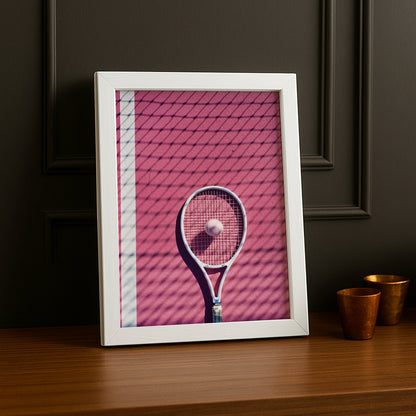 Cadre photo Tennis - Aesthetic Pink
