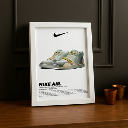 Cadre photo Travis Scott x Nike Air Trainer 1 SP