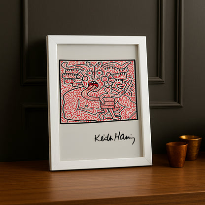 Cadre photo Keith Haring