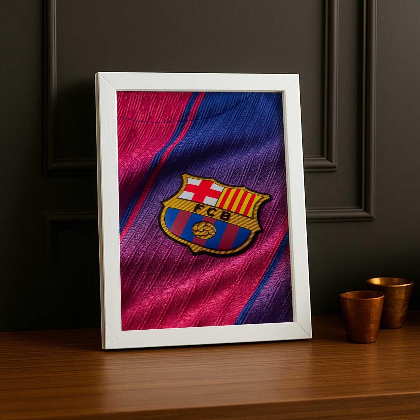 Cadre photo - Maillot FC Barcelone Domicile 25-26