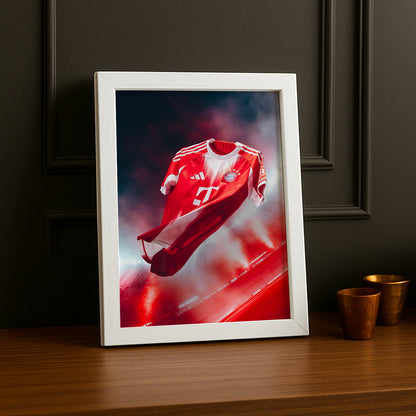 Poster Maillot Football - Bayern Munich Domicile 25-26