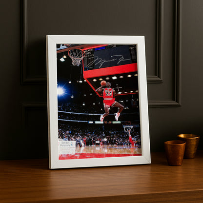 Cadre photo NBA - Michael Jordan Dunk