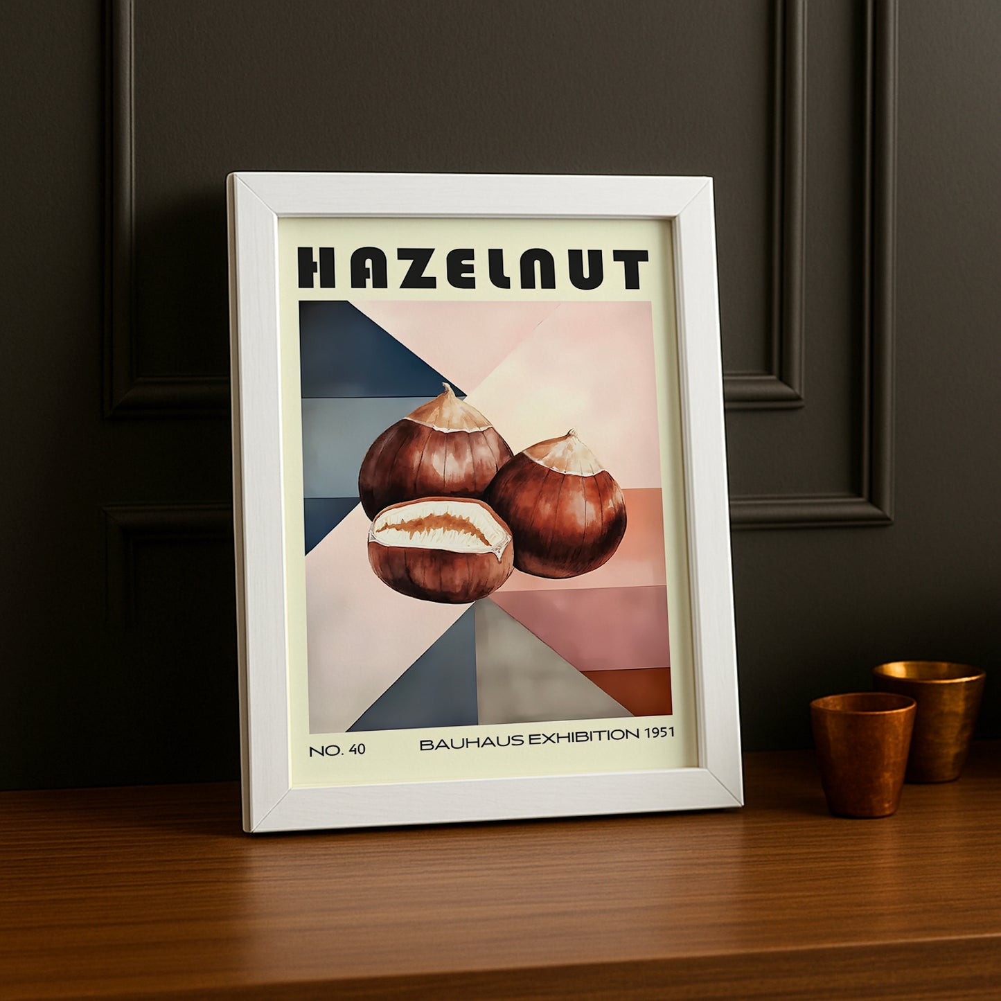 Cadre photo Bauhaus Hazelnut