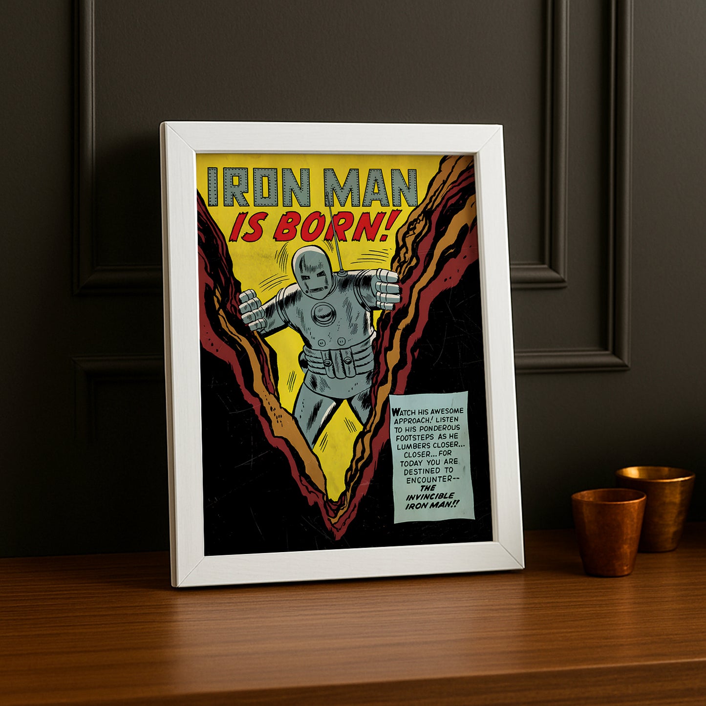 Cadre photo Iron Man Marvel