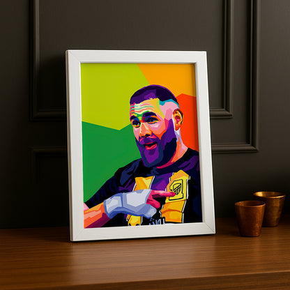 Cadre photo Karim Benzema