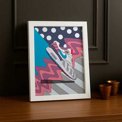Cadre photo Nike Air Max Illustration