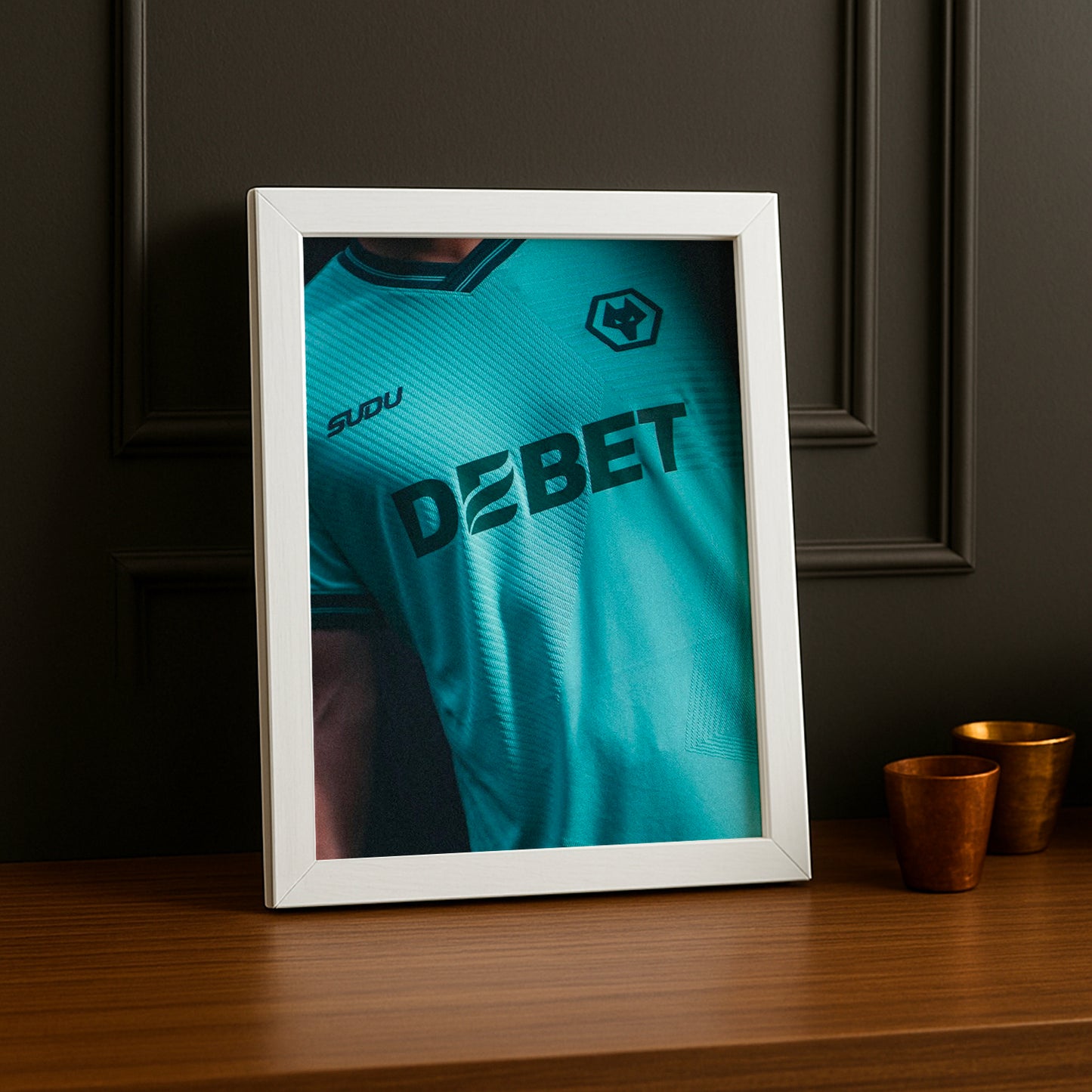 Cadre photo - Maillot Wolves 25-26