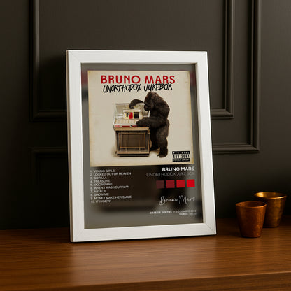Poster Bruno Mars - Album Unorthodox Jukebox
