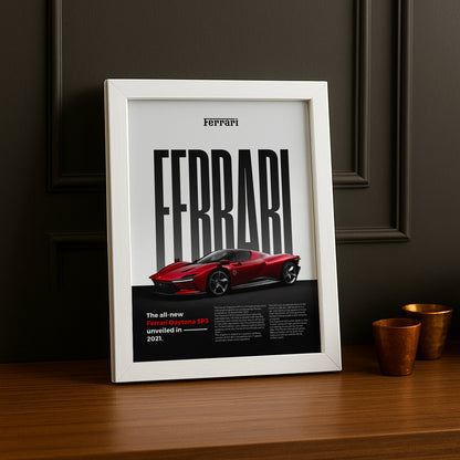 Poster Voitures - Ferrari Daytona SP3