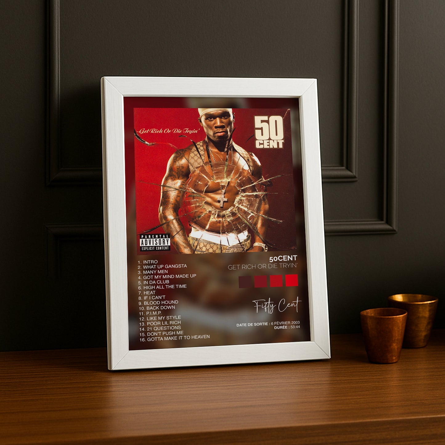 Poster 50Cent - Album Get Rich Or Die Trying