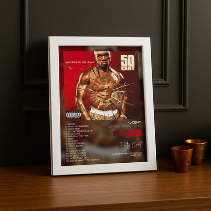 Poster 50Cent - Album Get Rich Or Die Trying